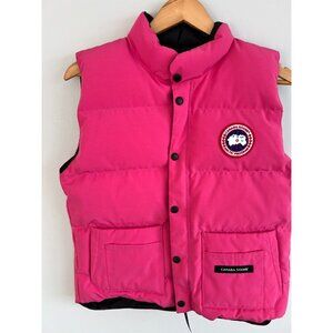 Canada Goose freestyle Vest Youth 4125YR size XL Summit Pink fit women small